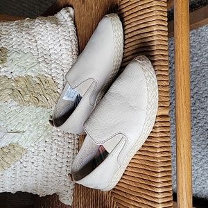 Sperry Sailor leather/jute slip on, size 5.5